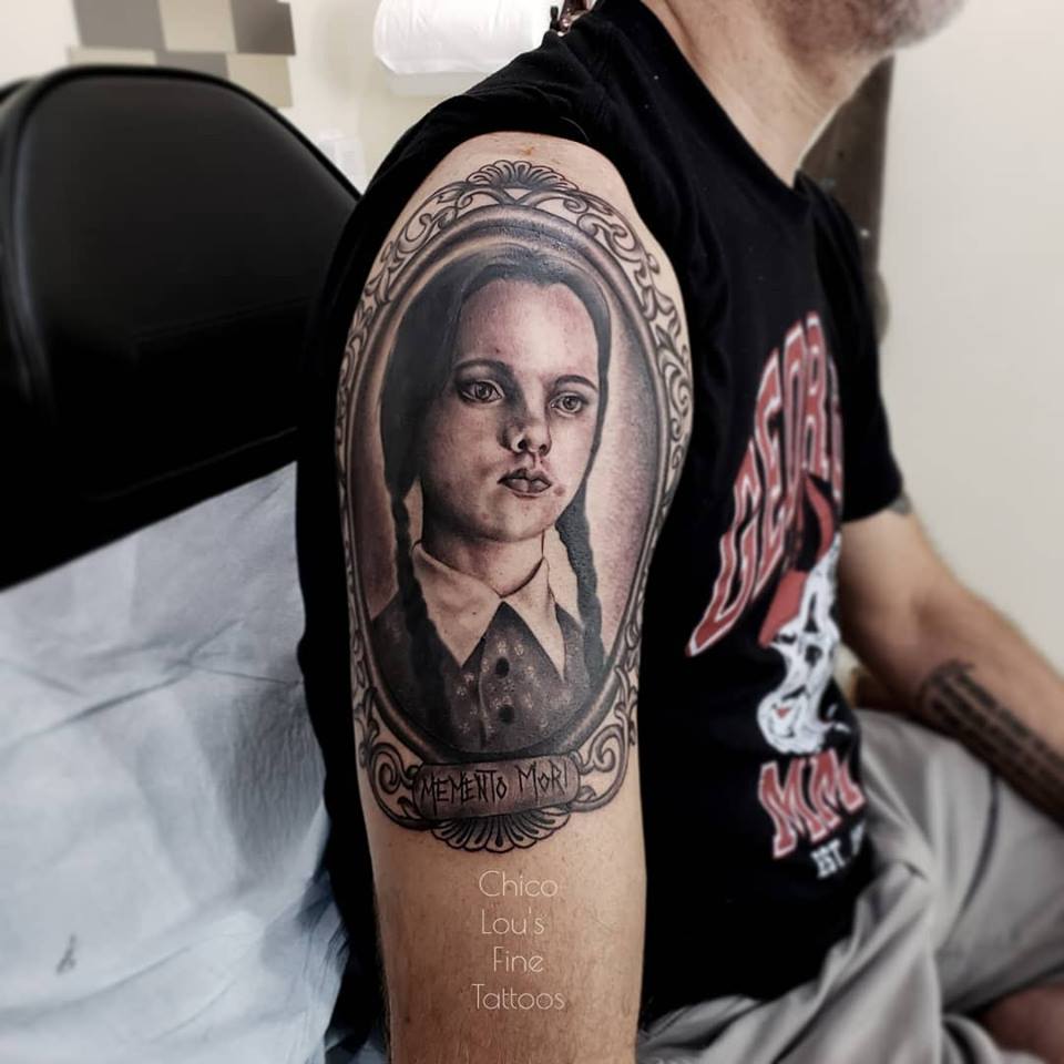 Wednesday Addams tattoo by Roy Tsour  Post 31163